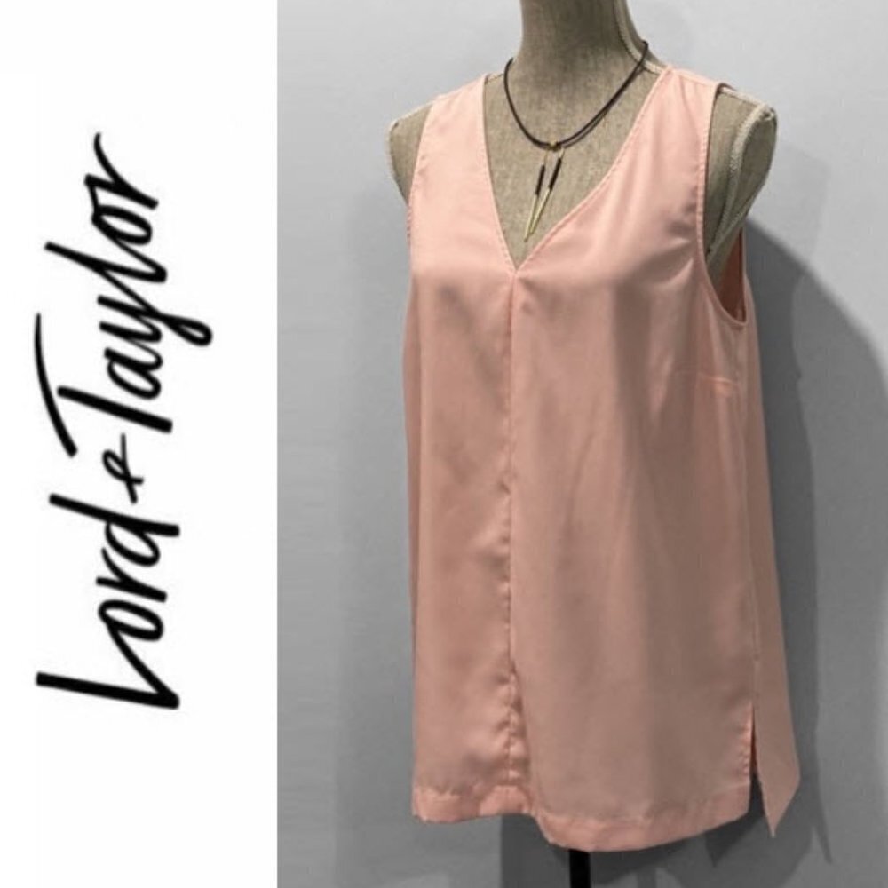 LORD & Taylor Pink Tank Top Large